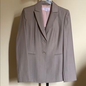 NWOT Calvin Klein pinstripe suits